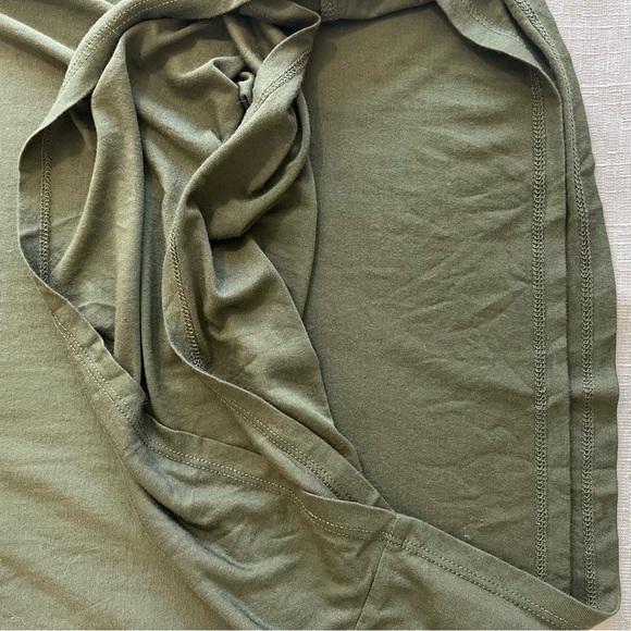 Haute Hippie Green Faux Wrap / Open Back Long Sleeve Stretch Dress - Picture 10 of 16